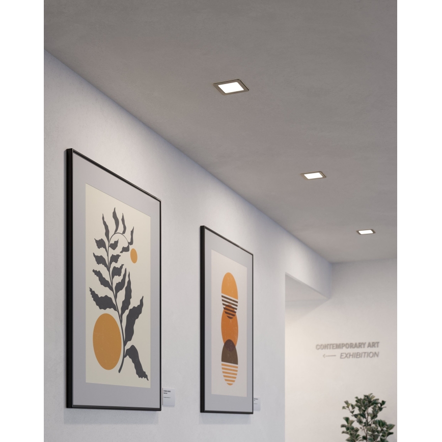 Eglo - LED ugradna svetiljka LED/5,5W/230V 11,7x11,7 cm