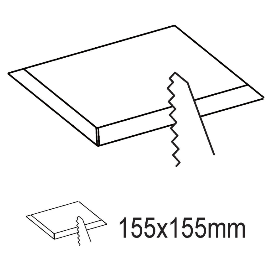 Eglo - Ugradno LED plafonsko svetlo LED/10,5W/230V 16,6x16,6 cm