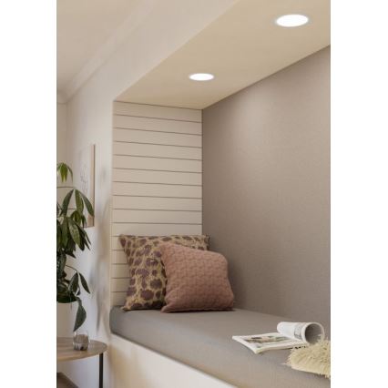 Eglo - LED prigušiva ugradna stropna svetiljka LED/10,5W/230V prečnik 16,6 cm