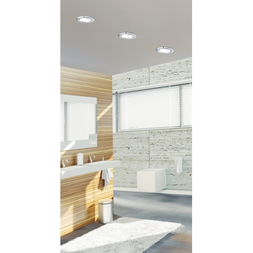 Eglo - LED kupatilsko ugradno svetlo LED/2,7W/230V IP44 prečnik 8,6 cm