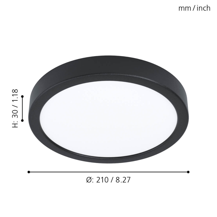 Eglo - LED stropna svetiljka LED/16,5W/230V prečnik 21 cm