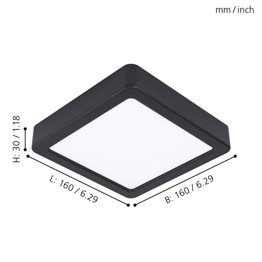 Eglo - LED plafonsko svetlo LED/10,5W/230V 16x16 cm