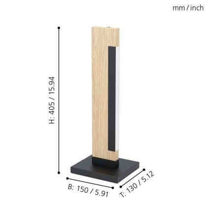 Eglo 99295 - prigušiva LED stona lampa CAMACHO LED/6,5W/230V