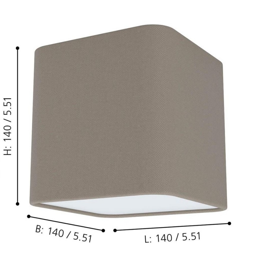 Eglo - Plafonsko svetlo 1xE27/28W/230V