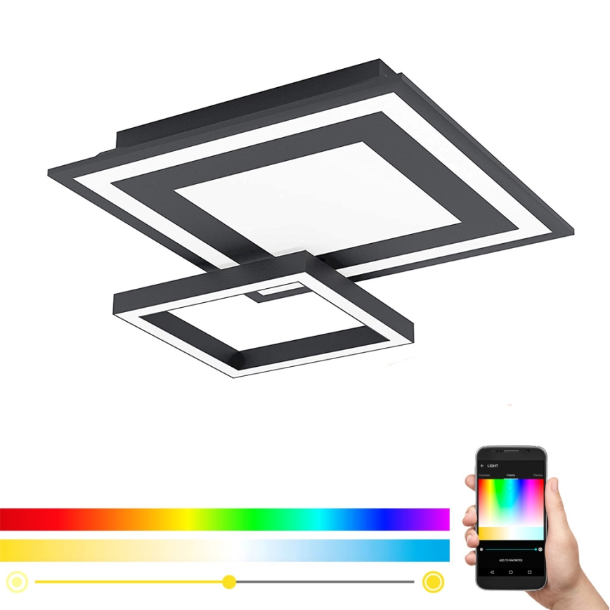 Eglo - LED RGB prigušiva plafonska svetiljka SAVATAEILA-C LED/20W/230V