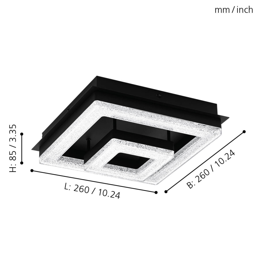 Eglo - LED plafonjera LED/12W/230V