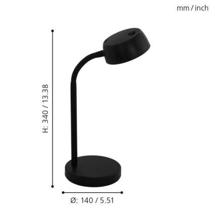 Eglo - LED stona lampa LED/4,5W/230V