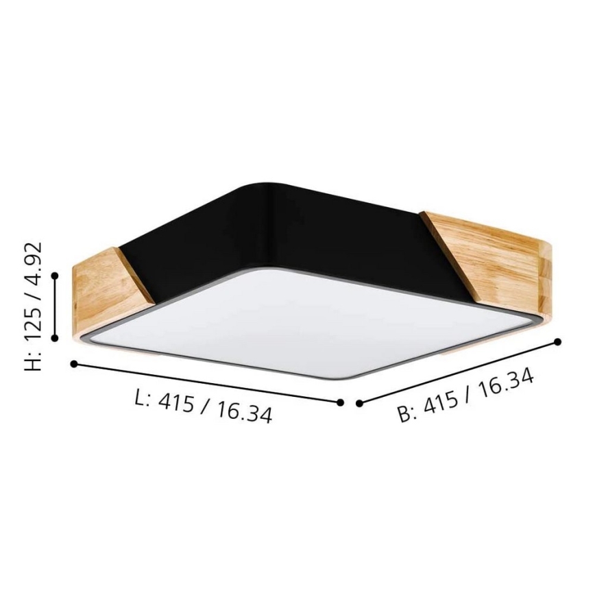 Eglo - Plafonsko svetlo 2xE27/28W/230V