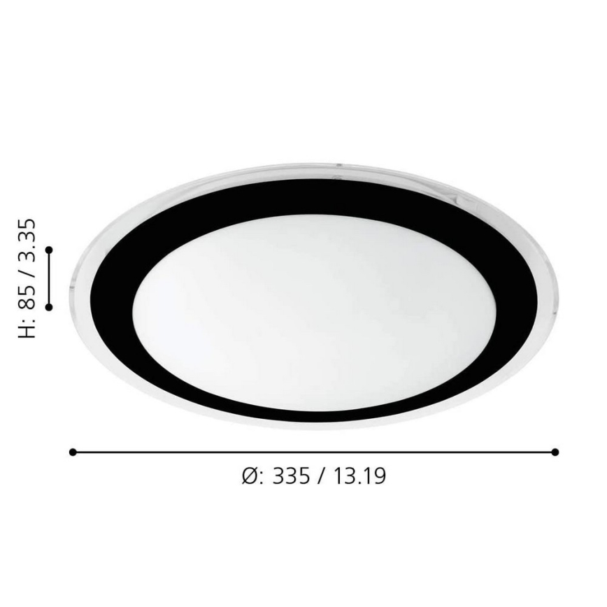 Eglo - LED plafonsko svetlo LED/18W/230V