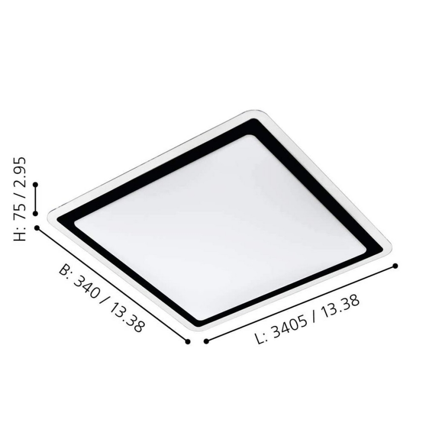 Eglo - LED plafonsko svetlo LED/24W/230V