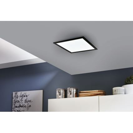 Eglo - LED RGB prigušiva plafonsko svetlo SALOBRENA-C LED/16W/230V 30x30 cm + daljinski upravljač