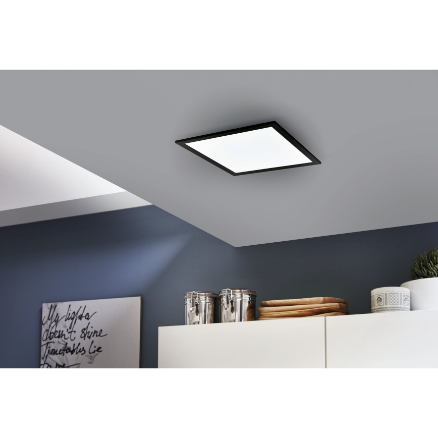 Eglo - LED RGB prigušiva plafonsko svetlo SALOBRENA-C LED/16W/230V 30x30 cm + daljinski upravljač