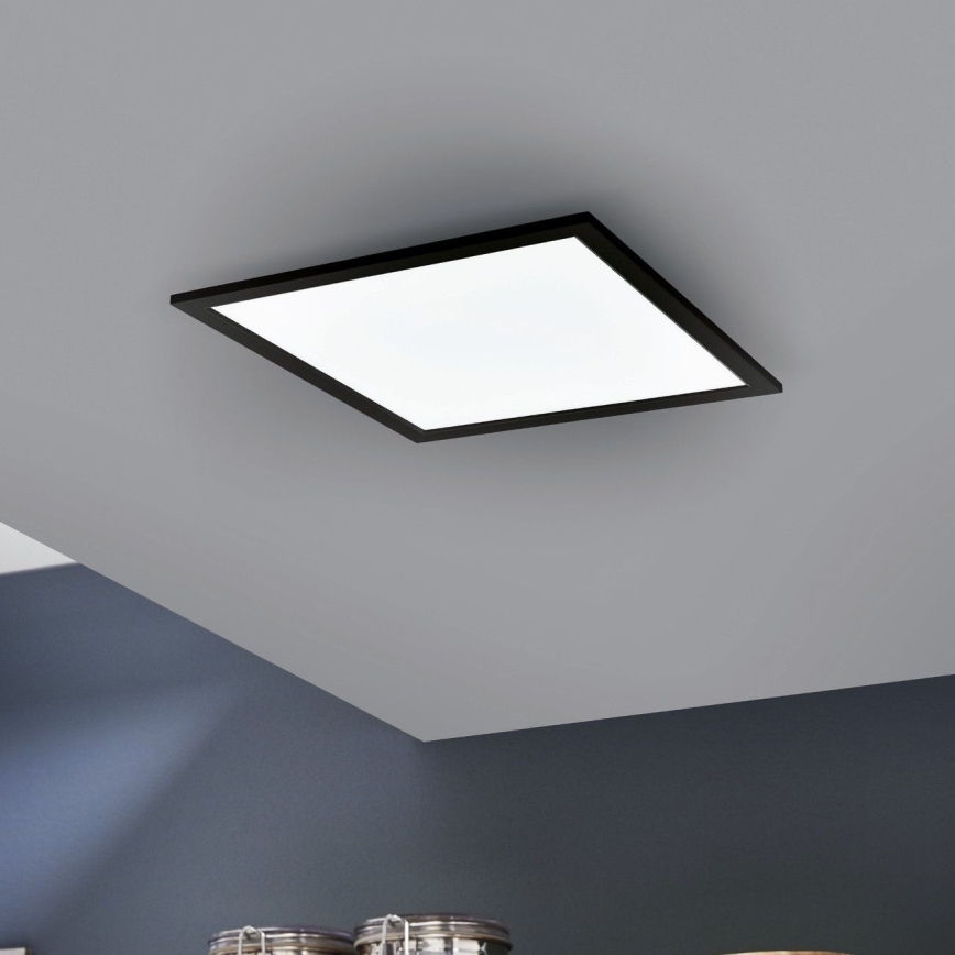 Eglo - LED RGB prigušiva plafonsko svetlo SALOBRENA-C LED/16W/230V 30x30 cm + daljinski upravljač