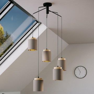 Eglo 99447 - Luster na sajli ALBARIZA 5xE27/40W/230V pauk