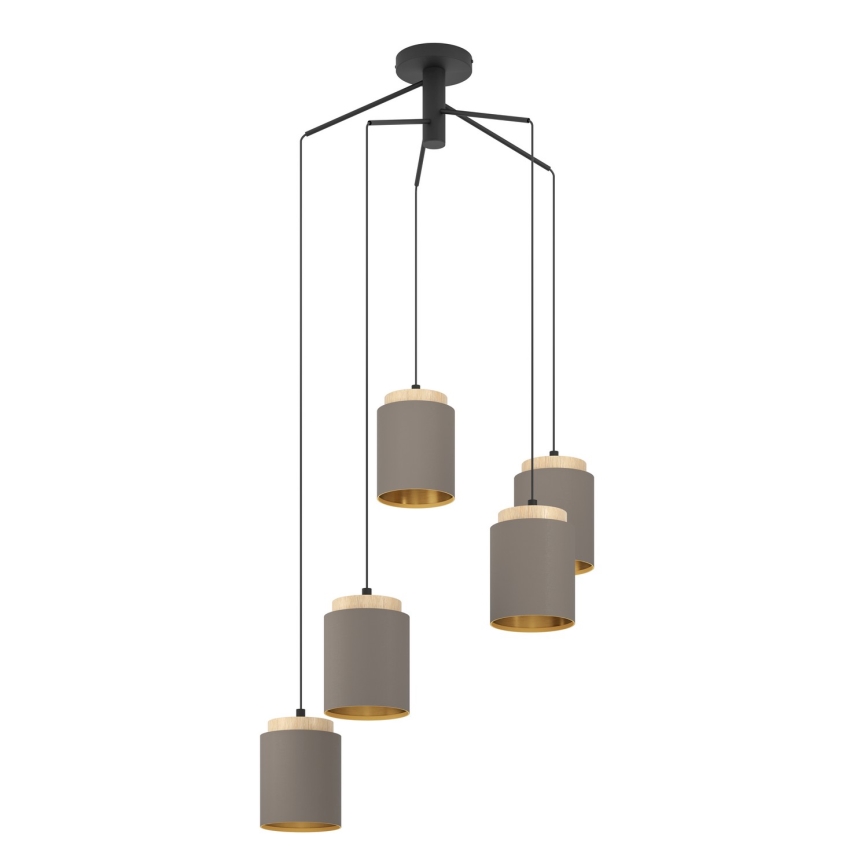 Eglo 99447 - Luster na sajli ALBARIZA 5xE27/40W/230V pauk