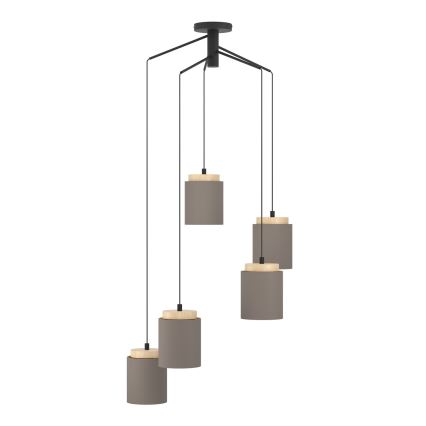 Eglo 99447 - Luster na sajli ALBARIZA 5xE27/40W/230V pauk
