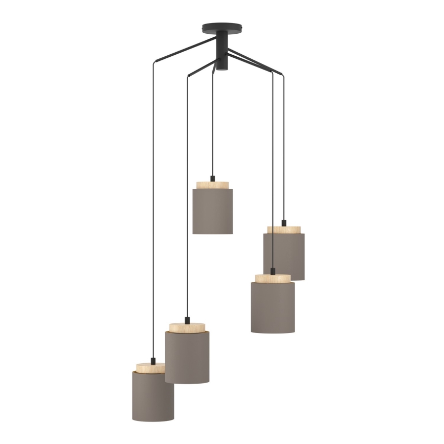 Eglo 99447 - Luster na sajli ALBARIZA 5xE27/40W/230V pauk
