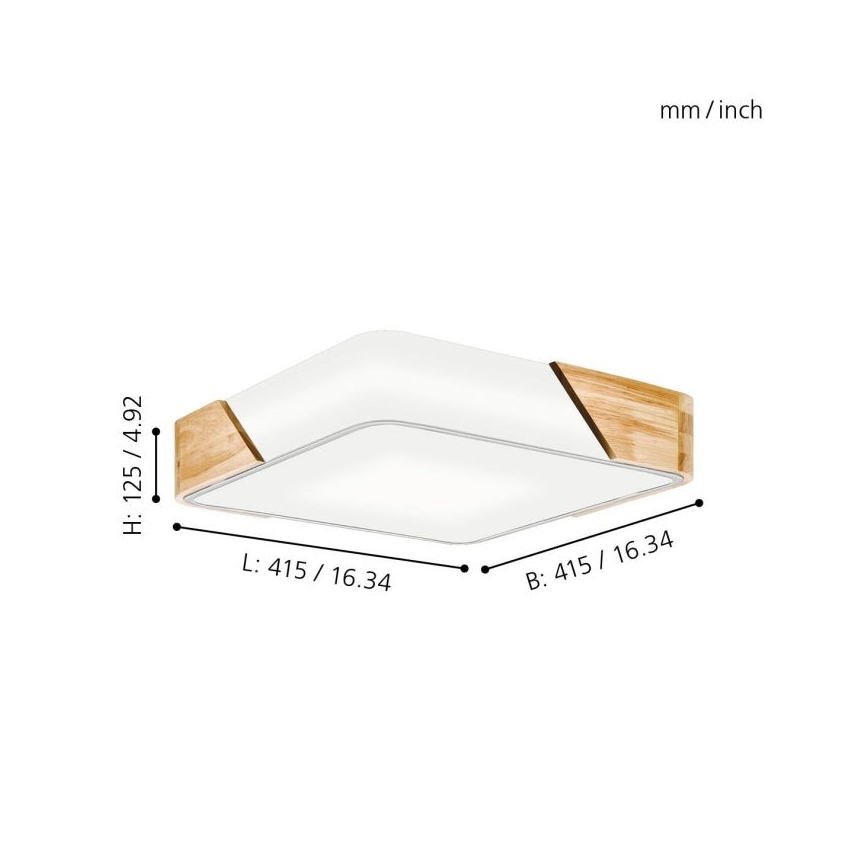 Eglo 99459 - Plafonjera GRIMALDINO 2xE27/28W/230V