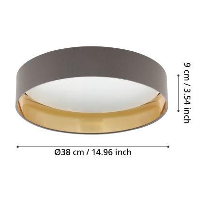 Eglo - LED plafonsko svetlo LED/24W/230V