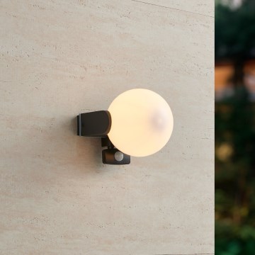 Eglo 99573 - Spoljašnje zidno svetlo sa senzorom RUBIO 1xE27/15W/230V IP44