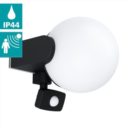 Eglo - Spoljno zidno svetlo sa senzorom 1xE27/15W/230V IP44