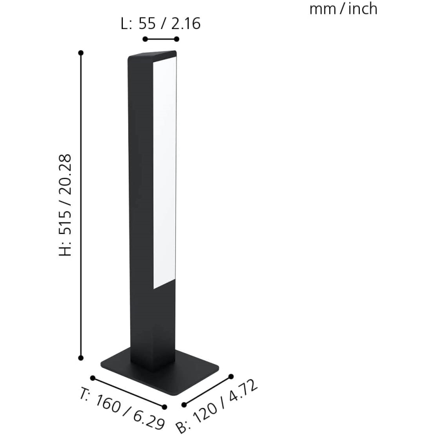 Eglo - LED RGBW prigušiva stona lampa LED/16W/230V 2700-6500K ZigBee