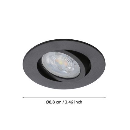 Eglo - Ugradna LED RGBW prigušiva svetiljka LED/5W/230V 2700-6500K ZigBee