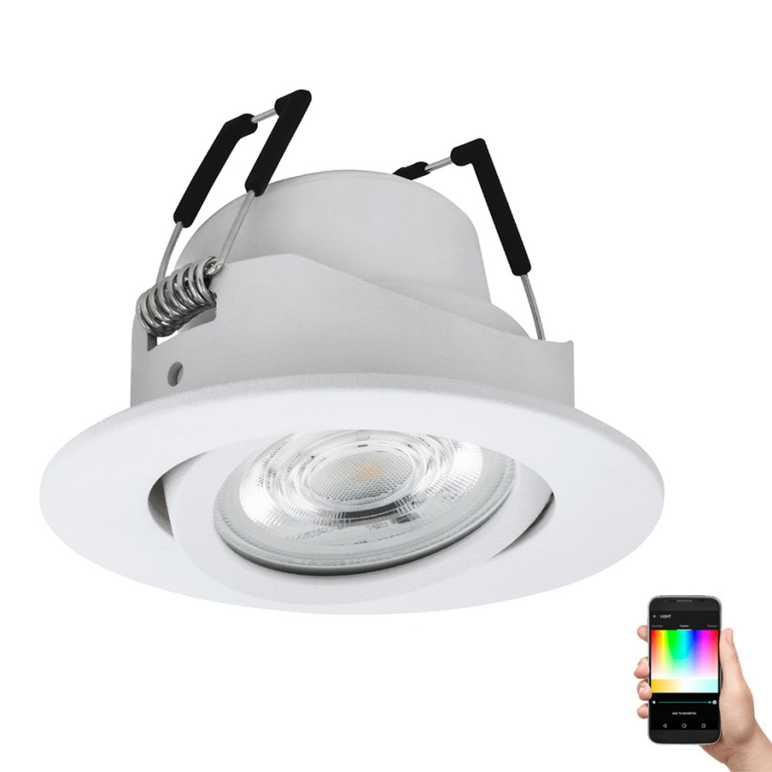 Eglo - LED RGBW prigušiva ugradna svetiljka za spušteni plafon LED/5W/230V ZigBee