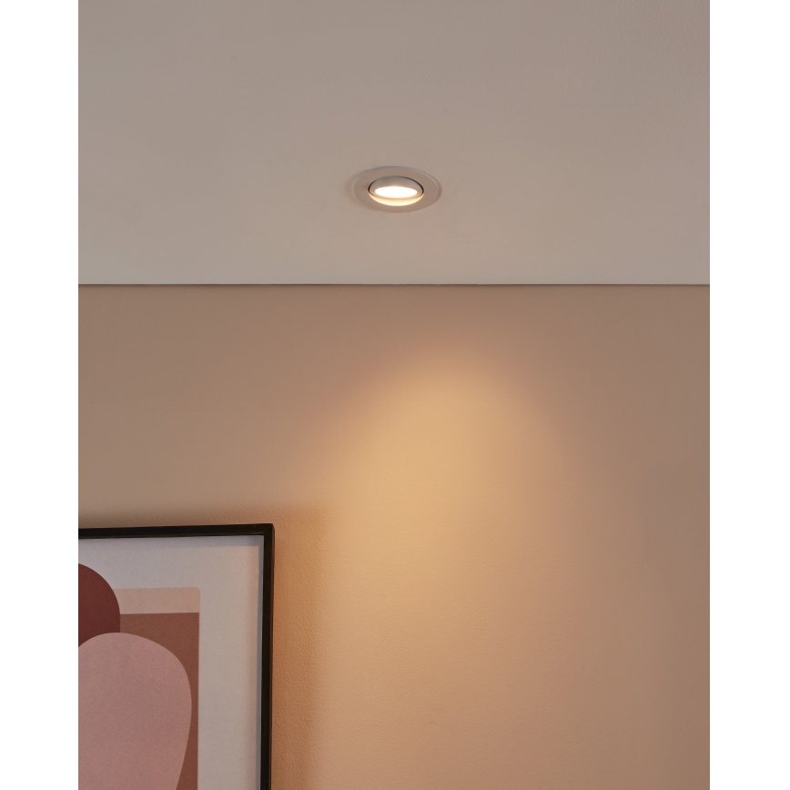 Eglo - LED RGBW prigušiva ugradna svetiljka za spušteni plafon LED/5W/230V ZigBee