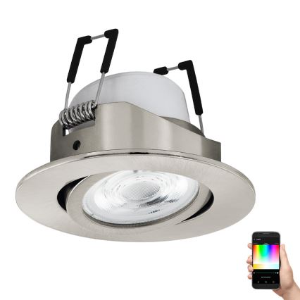 Eglo - LED RGBW prigušiva ugradna plafonska svetiljka LED/5W/230V ZigBee