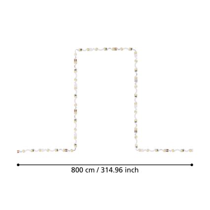 Eglo - LED traka 8m LED/43,2W/24/230V 4000K