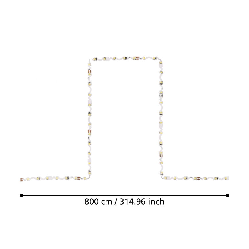 Eglo - LED traka 8m LED/43,2W/24/230V 4000K