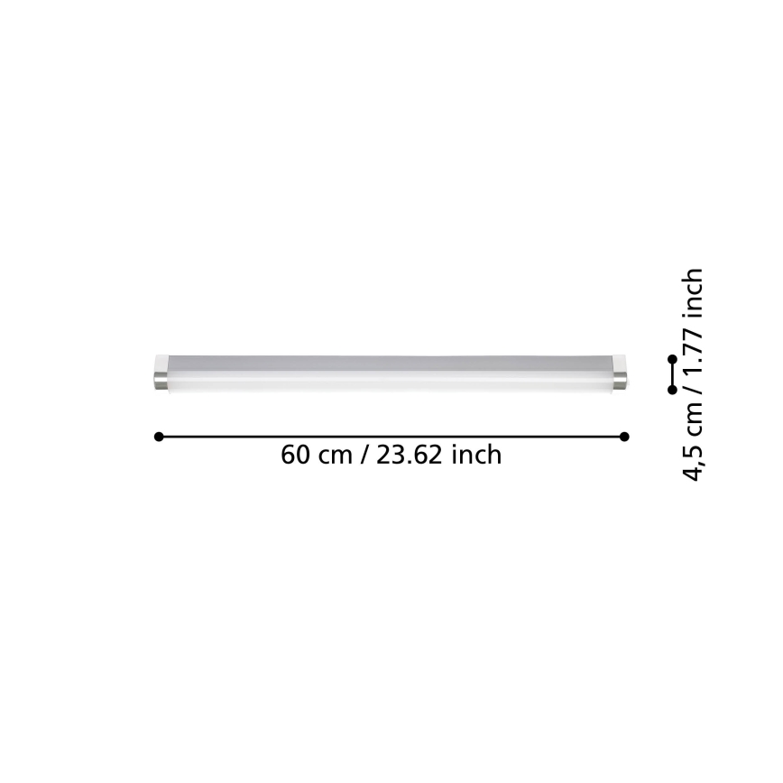 Eglo - LED osvetljenje za kupatilsko ogledalo LED/15,5W/230V IP44 60 cm