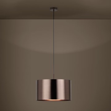 Eglo - Bakreni luster na sajli 1xE27/60W/230V