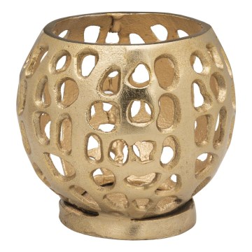 Eglo - Elegantni zlatni svećnjak 9,5 x 9,5 cm