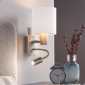 Eglo - fleksibilna LED svetiljka 1xE27/40W/230V + LED/3,8W bela
