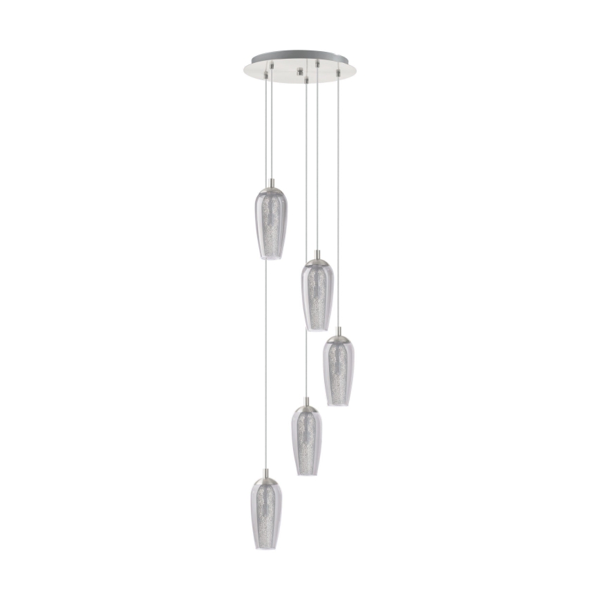 Eglo - Zamenski abažur za luster FARSALA G9 sive boje