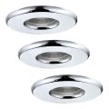 Eglo - Komplet 3x LED kupatilsko svetlo IGOA LED/3,3W/230V IP44