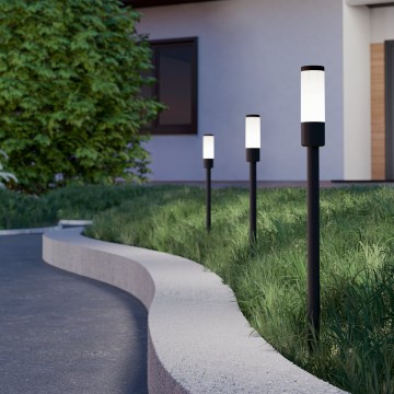 Eglo - KOMPLET 3x LED spoljašnjih lampi LED/1W/230V IP44 crne