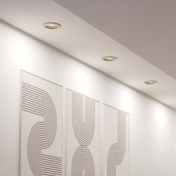 Eglo - Komplet 3x LED ugradnih spot svetala 1xGU10/4,5W/230V mat hrom