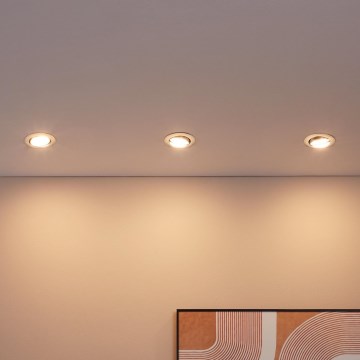 Eglo - Komplet 3x LED ugradnih svetiljki PENETO 1xGU10-LED/5W/230V