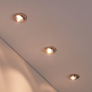 Eglo - KOMPLET 3x LED ugradno plafonsko svetlo TEDO 1xGU10-LED/5W/230V
