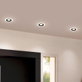 Eglo - Komplet 3x ugradna LED svetla LED/4,8W/230V, crna