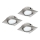 Eglo - KOMPLET 3x ugradnih LED svetiljki PINEDA LED/4,9W/230V