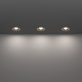 Eglo - komplet od 3 LED ugradne kupatilske svetiljke LED/4,9W/230V 2700/4000/6500K prečnik 8,8 cm IP65 mat hrom