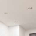 Eglo - KOMPLET od 3 prigušiva ugradna LED svetla LED/6,4W/230V prečnik 8,8 cm mat hrom