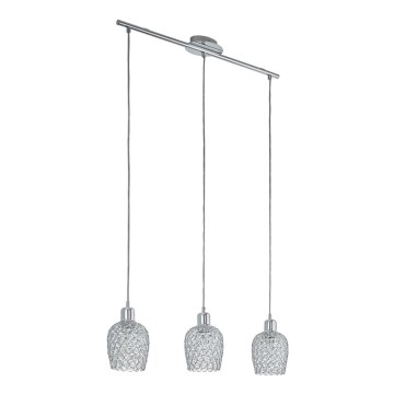 Eglo - Kristalni luster 3xE27/60W/230V