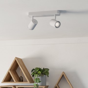 Eglo - Kupatilsko reflektorsko svetlo 2xGU10/5W/230V IP44 belo