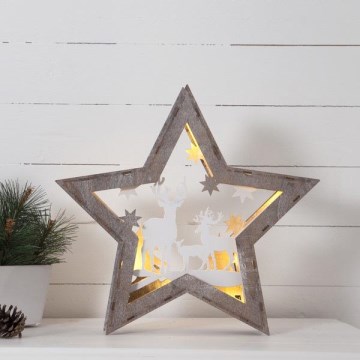 Eglo - LED božićna dekoracija 10xLED/0,03W/2xAA