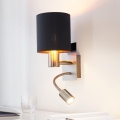 Eglo - LED fleksibilna svetiljka 1xE27/40W+LED/3,8W crna